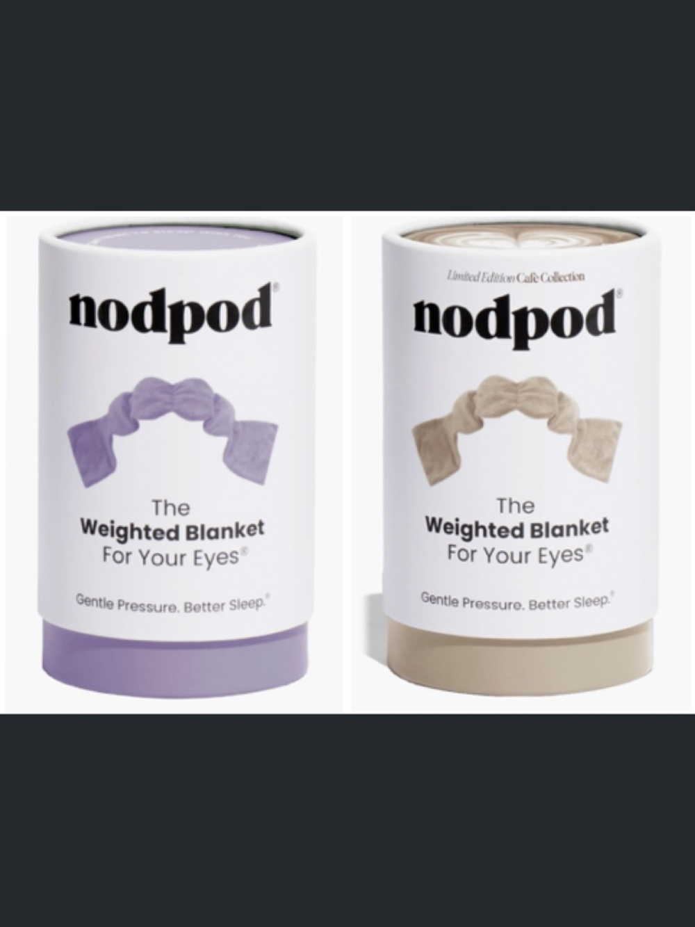 NODPOD Sleep Mask in Latte or Wisteria PICK ONE